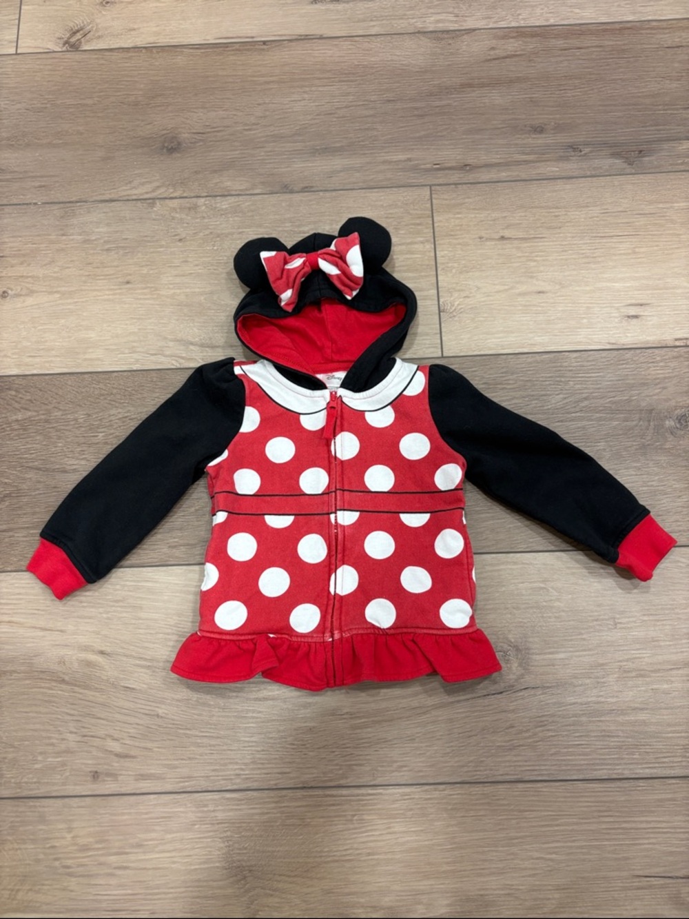 Disney Minnie Mouse Zip Up Hoodie